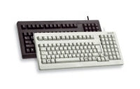 CHERRY G80-1800 Compact Corded Keyboard, Light-Grey. PS2/USB, (QWERTY - UK)  - Data Input Devices - CHERRY