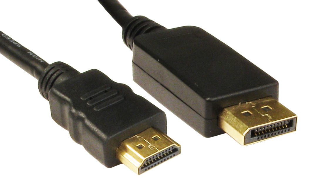 Cables Direct HDHDPORT-005-2M video cable adapter HDMI DisplayPort Black