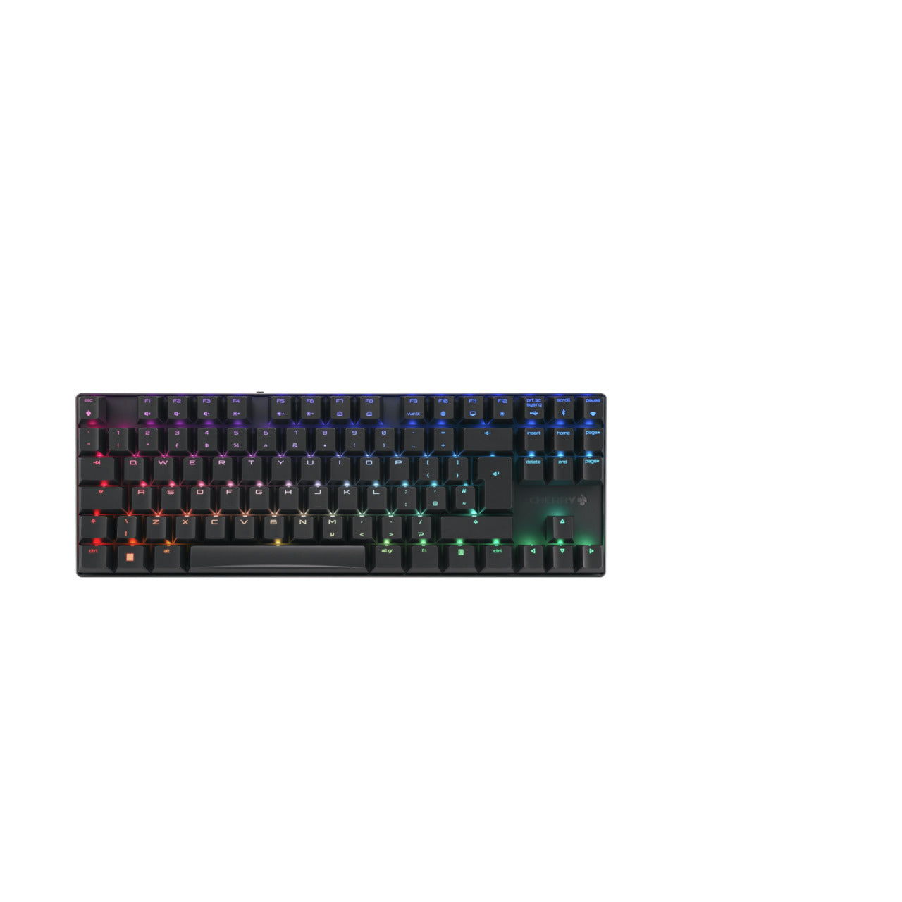 CHERRY MX 8.2 TKL Wireless RGB keyboard Gaming RF Wireless + Bluetooth QWERTY UK English Black  - Data Input Devices - CHERRY