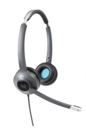 Cisco Headset 522, Wired Dual On-Ear 3.5 mm Headset with USB-A Adapter, Charcoal, 2-Year Limited Liability Warranty (CP-HS-W-522-USB=)