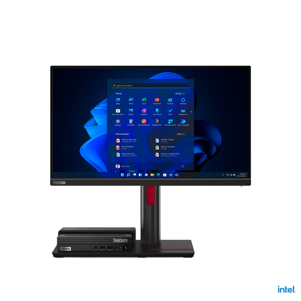 Lenovo ThinkCentre TIO Flex 22i LED display 54.6 cm (21.5") 1920 x 1080 pixels Full HD Black  - Monitors & Accessories - Lenovo