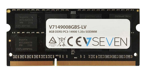 8GB DDR3 PC3-14900 - 1866mhz SO DIMM Notebook Memory Module - V7149008GBS-LV