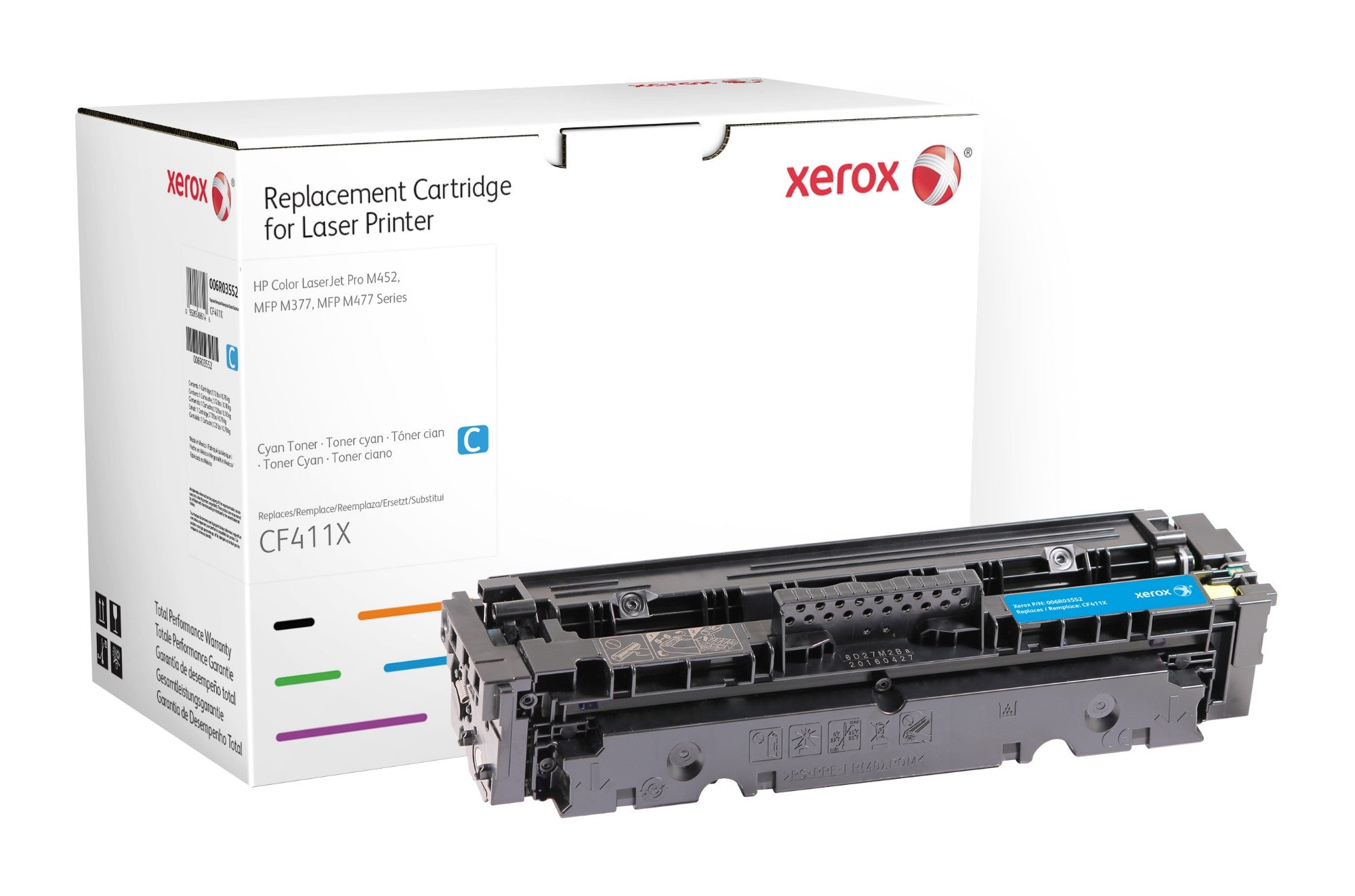 Xerox 006R03552 Toner cartridge cyan, 5.2K pages (replaces HP 410X/CF411X) for HP Pro M 452