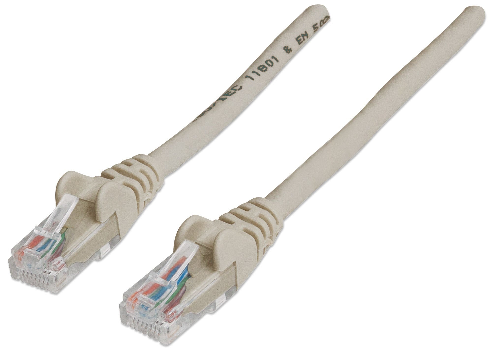 Intellinet Network Patch Cable, Cat6, 20m, Grey, CCA, U/UTP, PVC, RJ45, Gold Plated Contacts, Snagless, Booted, Lifetime Warranty, Polybag