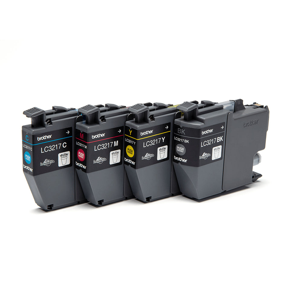 Brother LC-3217VALDR Ink cartridge multi pack Bk,C,M,Y, 4x550 pages ISO/IEC 24711 9ml Pack=4 for Brother MFC-J 5330