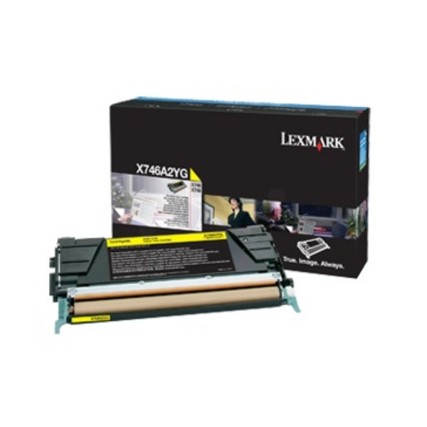 Lexmark X746A3YG Toner cartridge yellow Project, 7K pages for Lexmark X 746/748  - Printers & Scanners - Lexmark