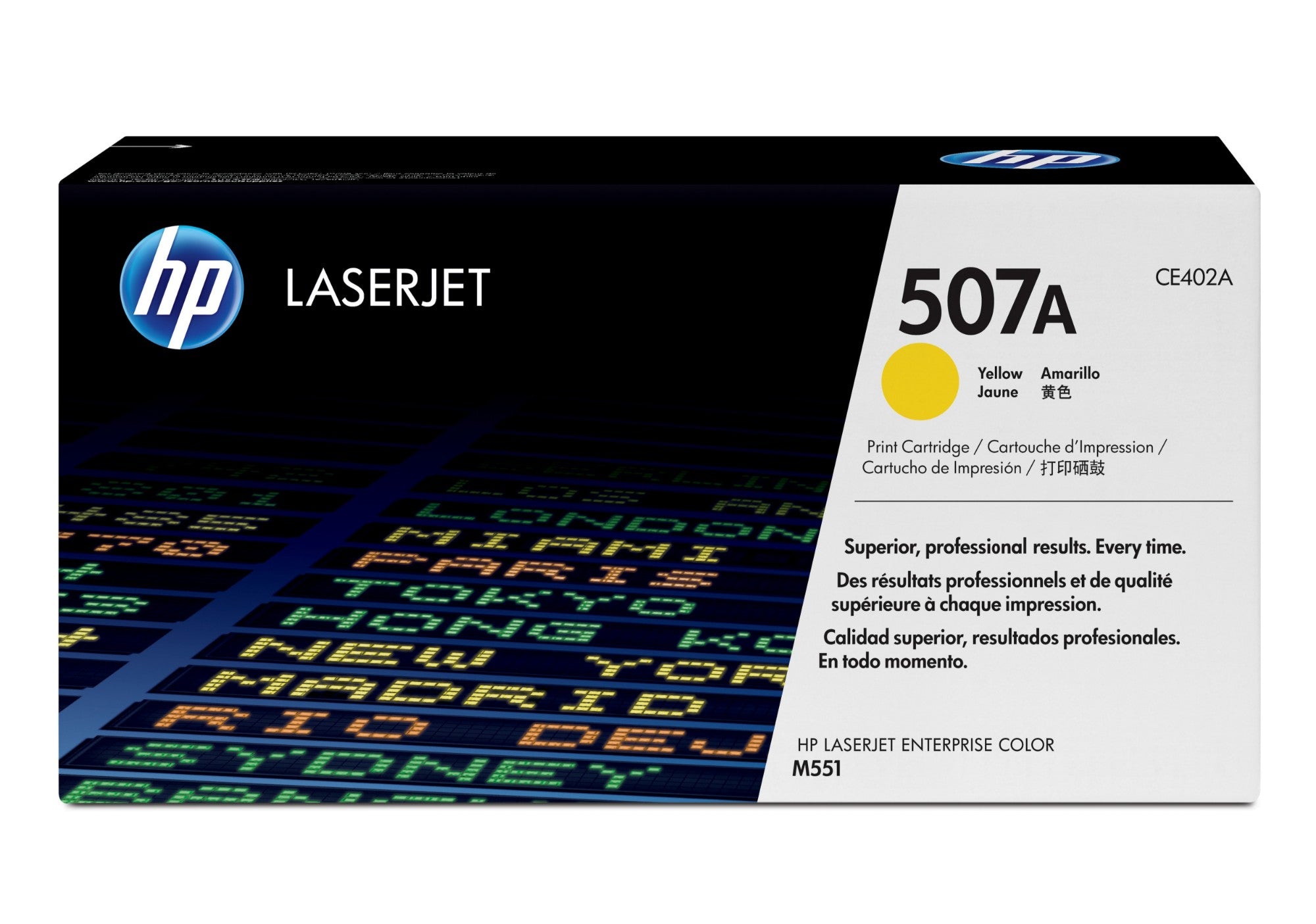 HP CE402A/507A Toner cartridge yellow, 6K pages ISO/IEC 19798 for HP LaserJet EP 500