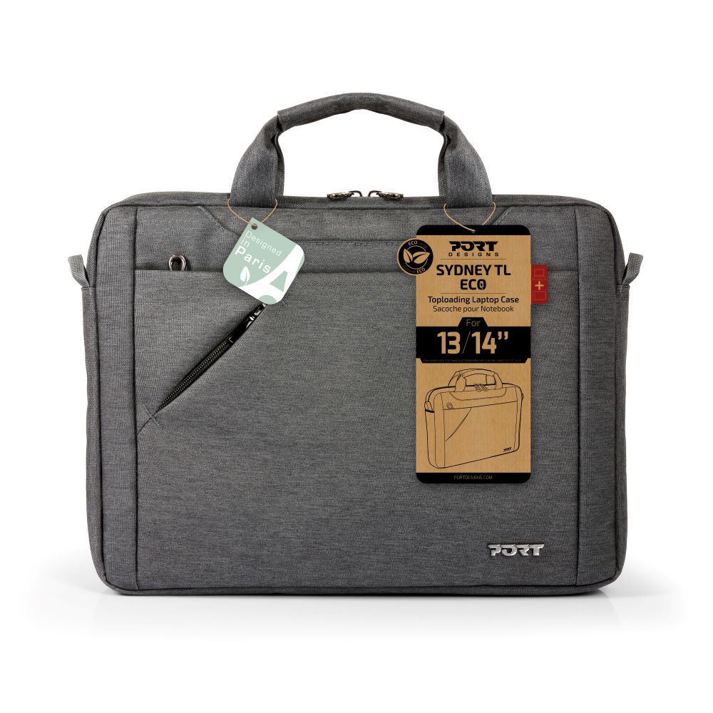 Port Designs 135178 laptop case 35.6 cm (14") Toploader bag Grey  - Computers - Port Designs