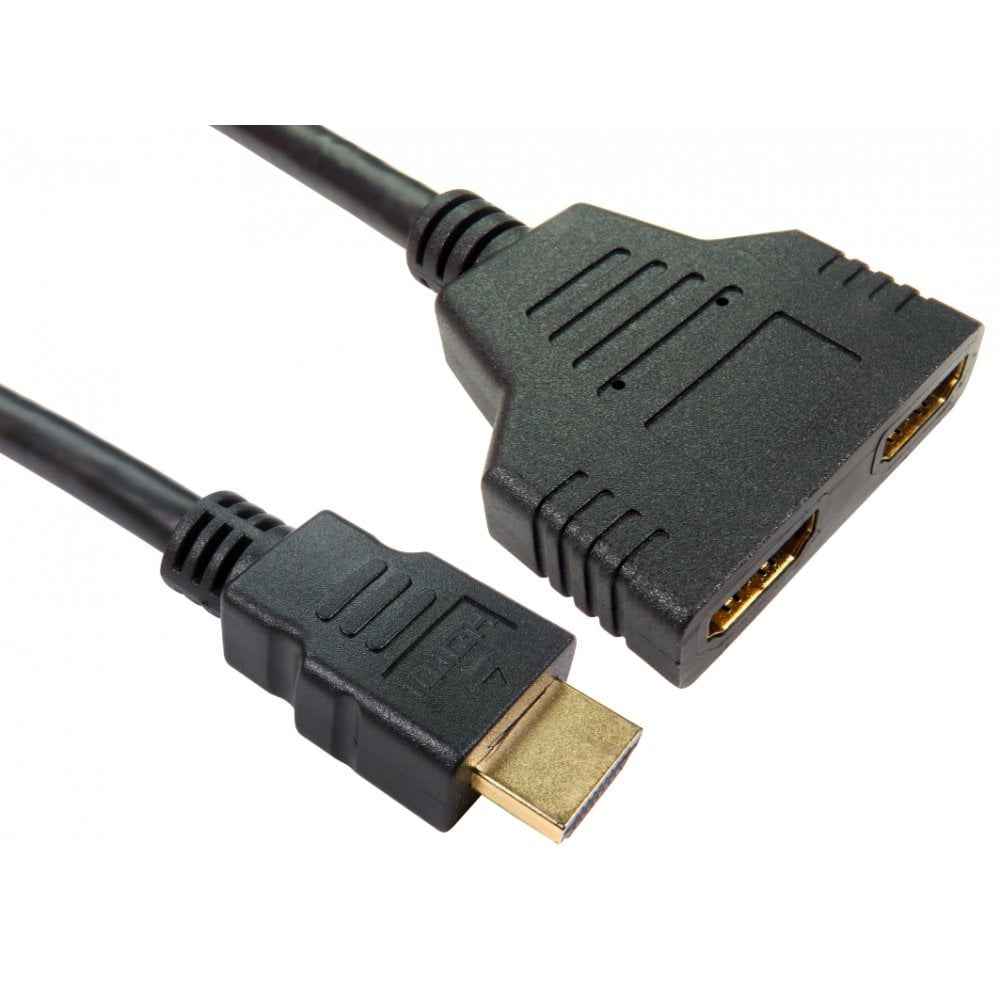 Cables Direct CDLHD-000A HDMI cable 0.35 m HDMI Type A (Standard) 2 x HDMI Type A (Standard) Black  - Computer Cables - Cables Direct