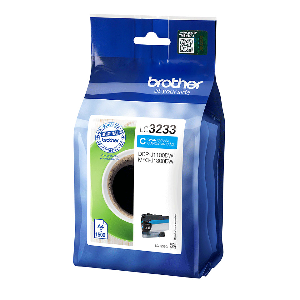Brother LC-3233C Ink cartridge cyan, 1.5K pages for Brother MFC-J 1300