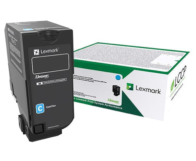 Lexmark 73B20C0 Toner-kit cyan return program, 15K pages ISO/IEC 19752 for Lexmark CS 827  - Printers & Scanners - Lexmark