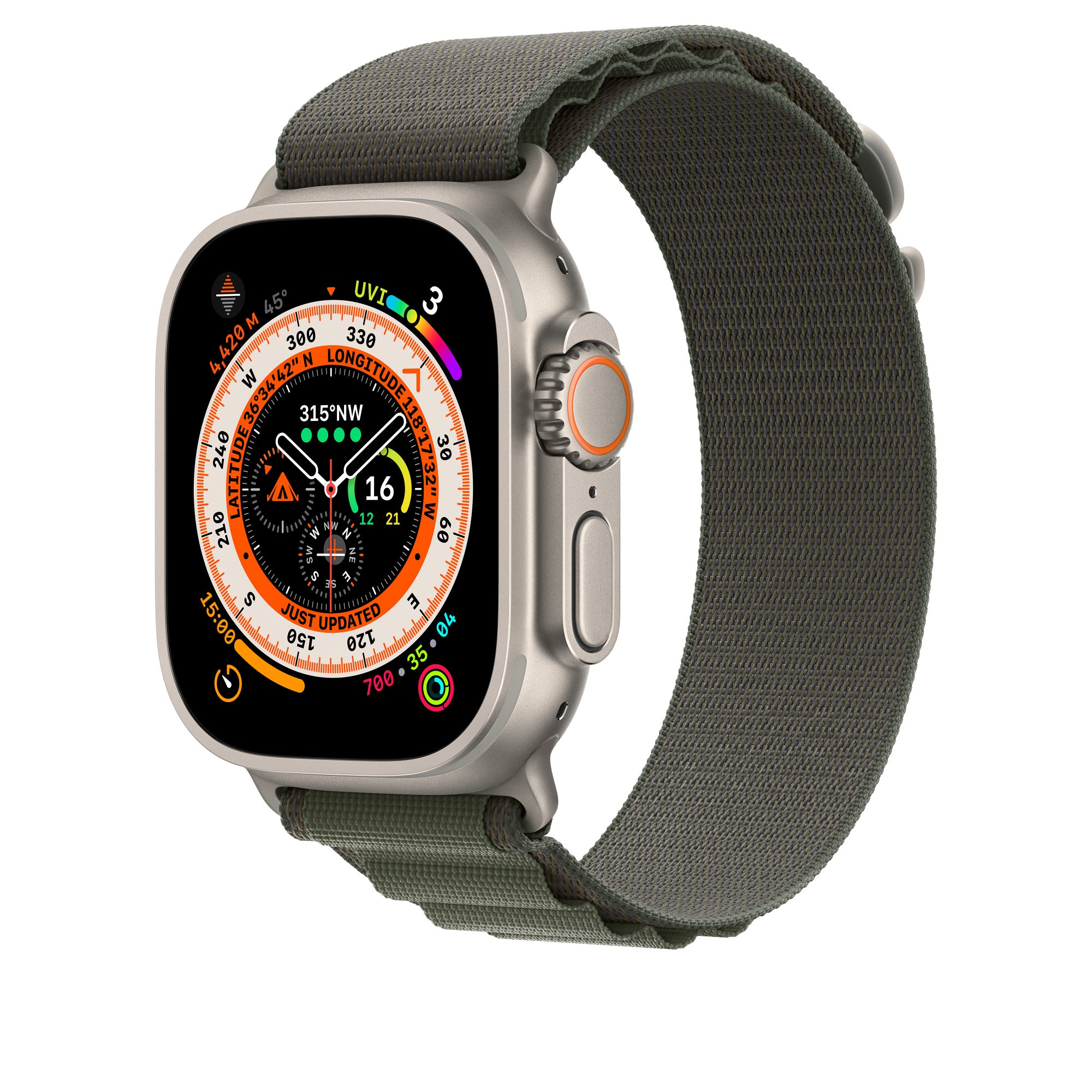 Apple 49mm Green Alpine Loop - Large