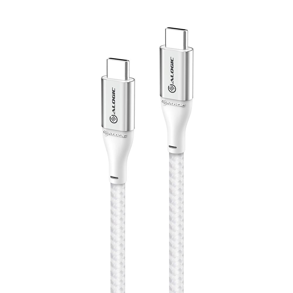 ALOGIC Super Ultra USB 2.0 USB-C to USB-C Cable - 5A/480Mbps - Silver - 1.5m