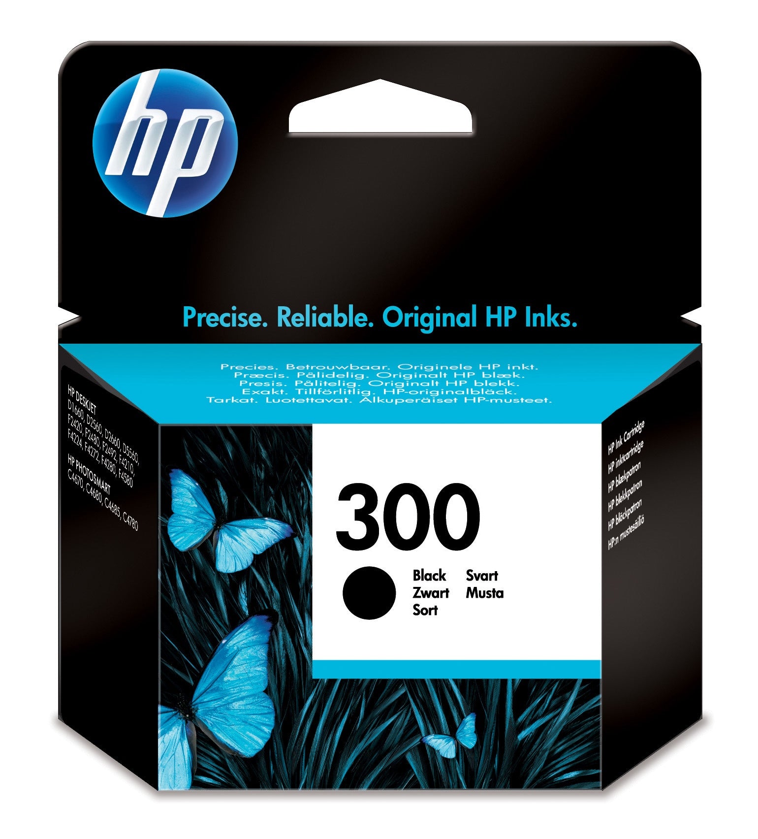 HP CC640EE/300 Printhead cartridge black, 200 pages ISO/IEC 24711 4ml for HP DeskJet D 2500/Fax 640/OfficeJet J 4500