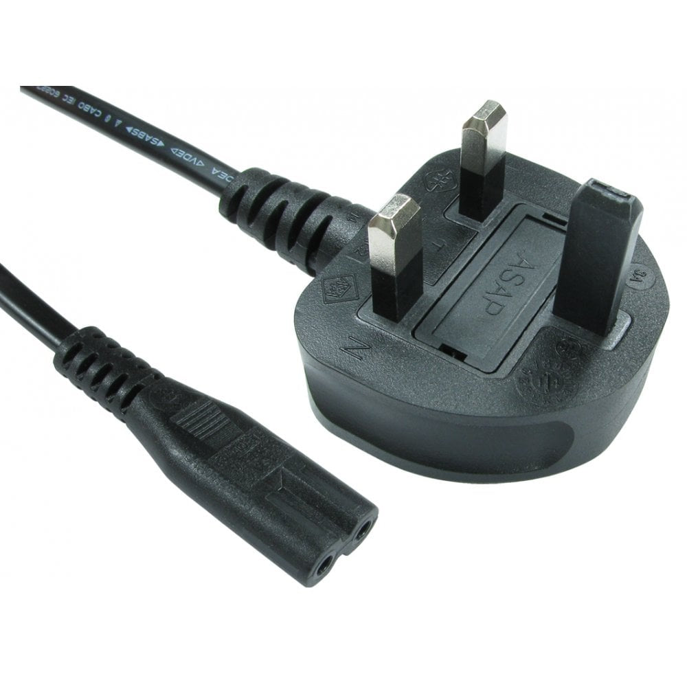 Cables Direct RB-298WH power cable Black 2 m C7 coupler