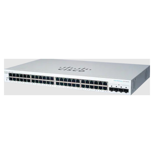 Cisco Business CBS220-48T-4G Smart Switch | 48 Port GE | 4x1G SFP | 3-Year Limited Hardware Warranty (CBS220-48T-4G-UK)