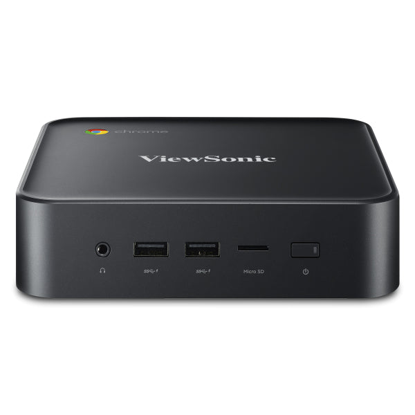 Viewsonic NMP760 PC/workstation Intel® Celeron® 5205U 8 GB DDR4-SDRAM 64 GB eMMC ChromeOS Mini PC Black  - Computers - Viewsonic