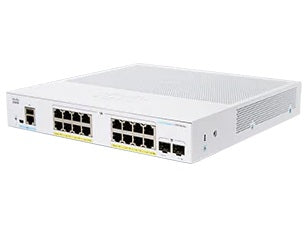 Cisco Business CBS250-16P-2G Smart Switch | 16 Port GE | PoE | 2x1G SFP | Limited Lifetime Protection (CBS250-16P-2G)