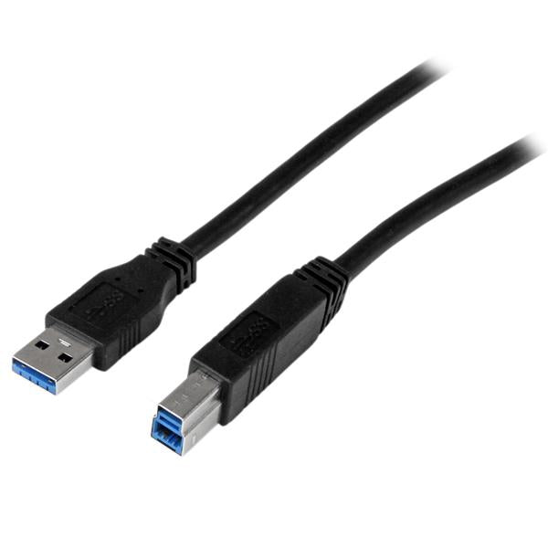 StarTech.com 2m (6 ft) Certified SuperSpeed USB 3.0 A to B Cable - M/M  - Computer Cables - StarTech.com