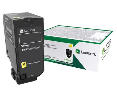 Lexmark 73B20Y0 Toner-kit yellow return program, 15K pages ISO/IEC 19752 for Lexmark CS 827