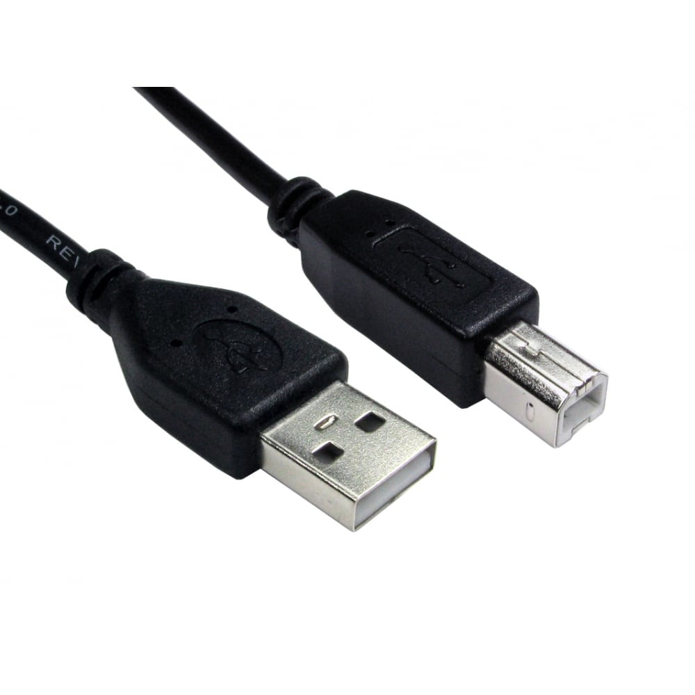 Cables Direct 99CDL2-102 USB cable 2 m USB 2.0 USB A USB B Black  - Computer Cables - Cables Direct