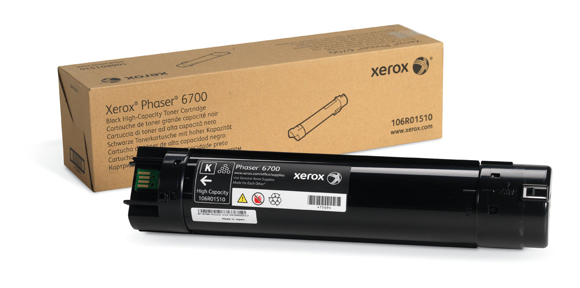 Xerox 106R01510 Toner black high-capacity, 18K pages ISO/IEC 19752 for Xerox Phaser 6700  - Printers & Scanners - Xerox