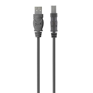 Belkin USB 2.0 A - USB 2.0 B, 3m USB cable USB A USB B Grey  - Computer Cables - Belkin