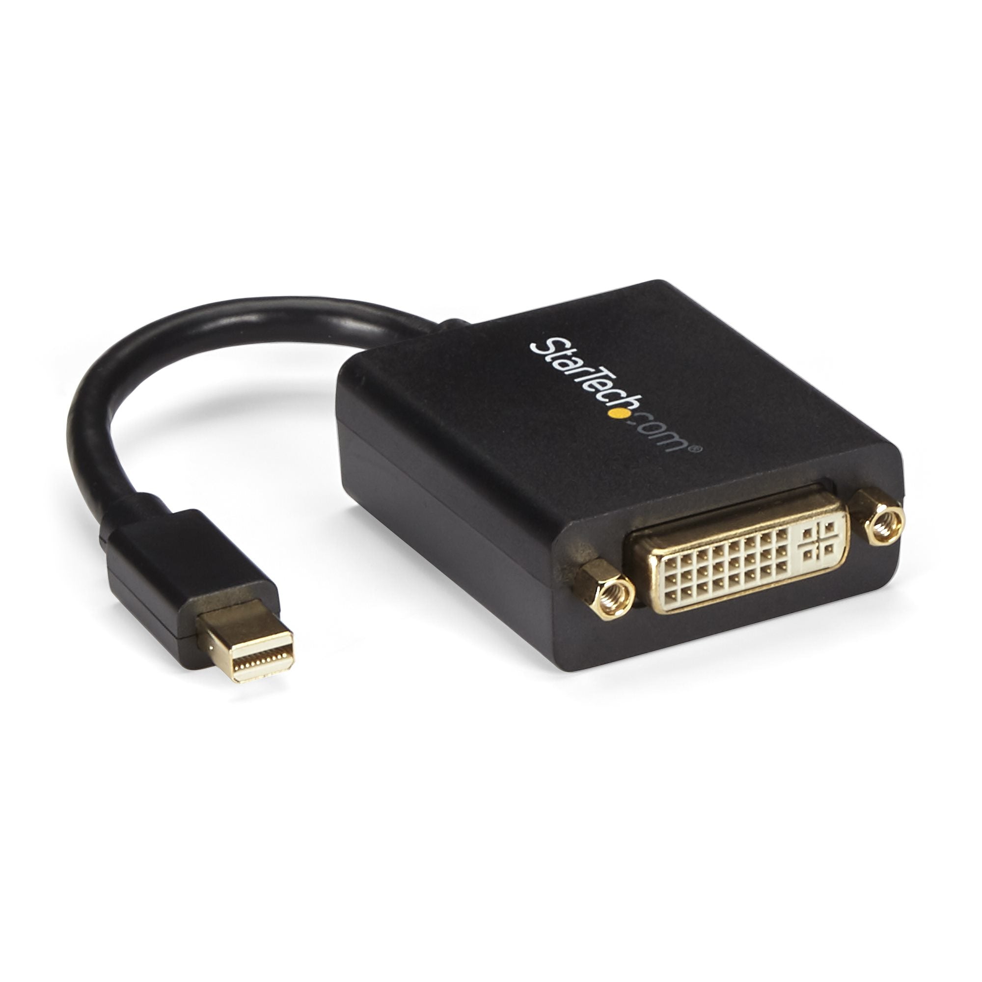 StarTech.com Mini DisplayPort to DVI Adapter - Mini DP to DVI-D Converter - 1080p Video - VESA Certified - mDP or Thunderbolt 1/2 Mac/PC to DVI Monitor - mDP 1.2 to DVI Single-Link Dongle