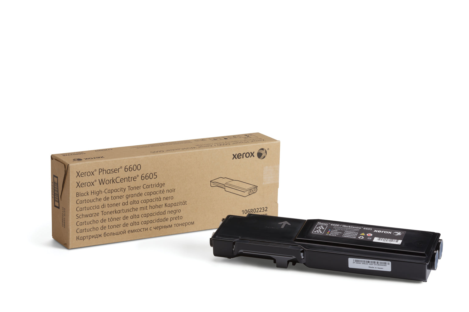 Xerox 106R02232 Toner-kit black high-capacity, 8K pages ISO/IEC 19752 for Xerox Phaser 6600  - Printers & Scanners - Xerox