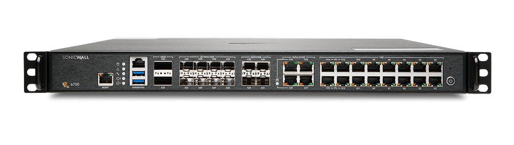 SonicWall NSA 6700 hardware firewall 1U 36 Gbit/s  - Networking - SONICWALL