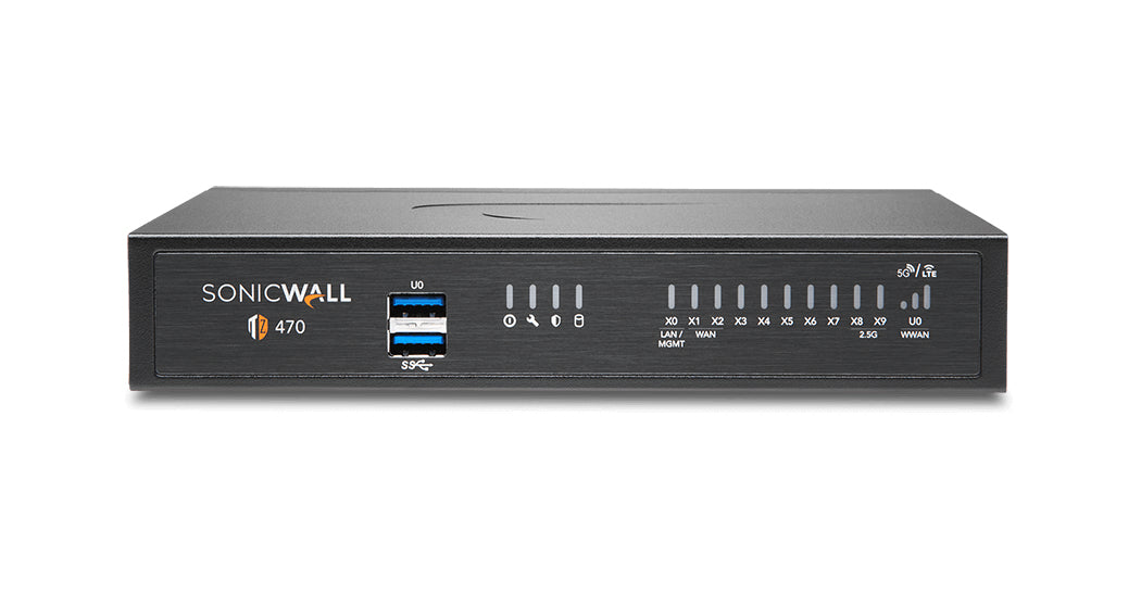 SonicWall TZ470 hardware firewall 3.5 Gbit/s