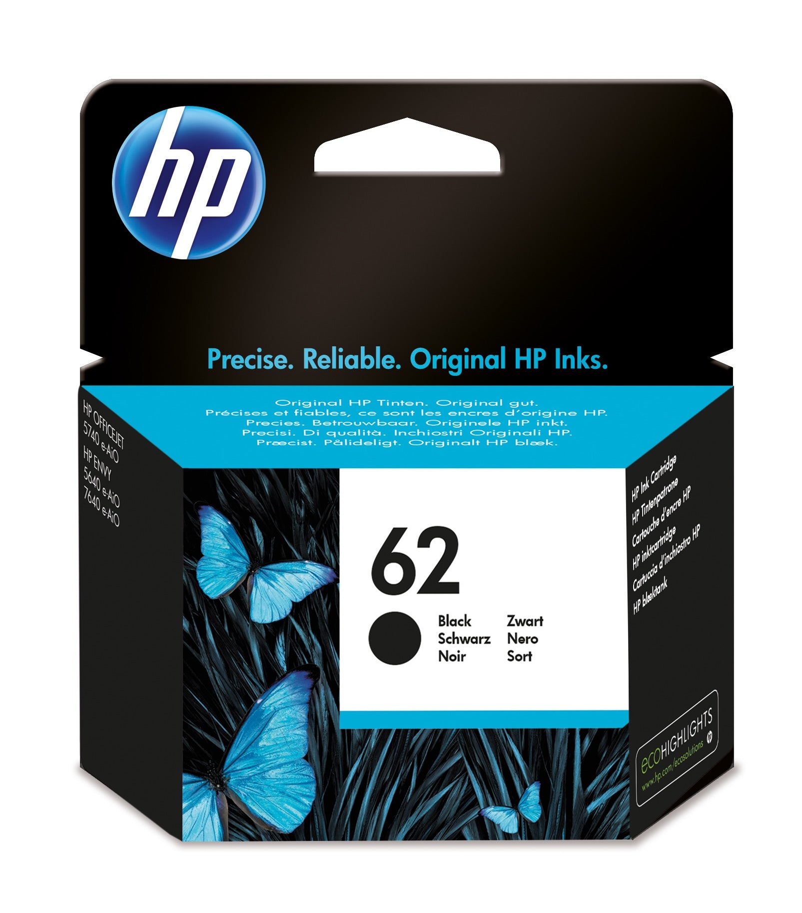 HP C2P04AE/62 Printhead cartridge black, 200 pages ISO/IEC 24711 for HP Envy 5640/OJ 250 mobile