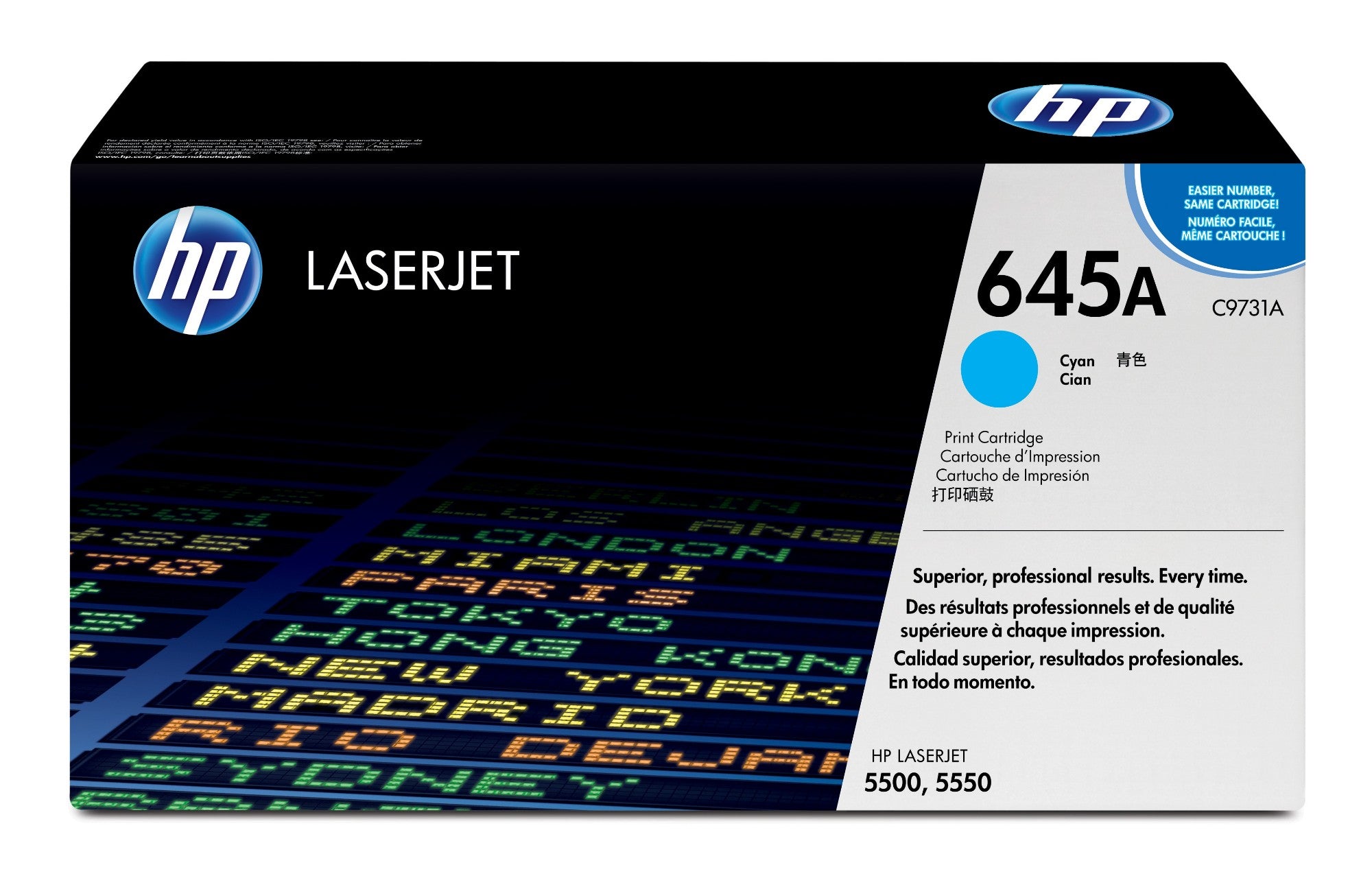 HP C9731A/645A Toner cartridge cyan, 12K pages/5% for Canon LBP-86  - Printers & Scanners - HP