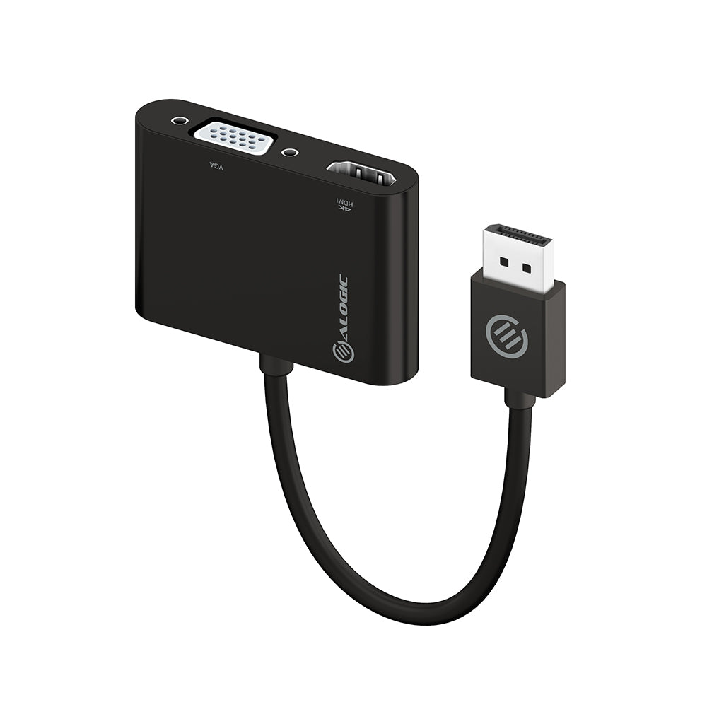 ALOGIC 2-in-1 DisplayPort to HDMI VGA Adapter - Male to 2-Female