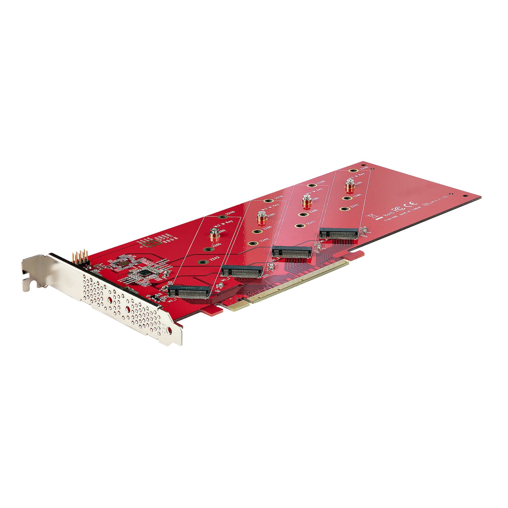 Quad M.2 PCIe Adapter Card
