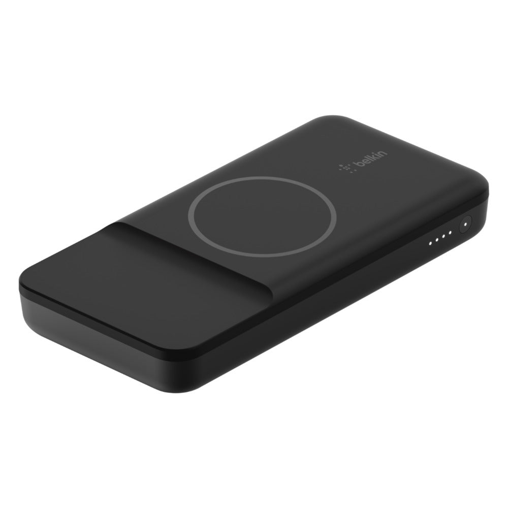 Belkin 10K 7.5W Magnetic Portable Wireless Powerbank and Charger, Black  - Batteries & Power Supplies - Belkin