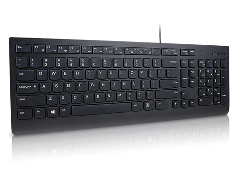 Lenovo Essential keyboard USB ĄŽERTY French Black  - Data Input Devices - Lenovo