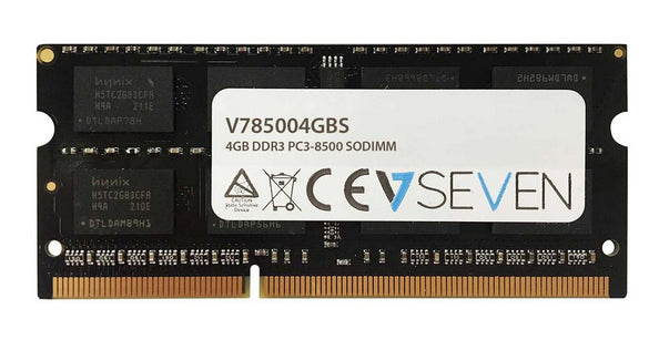 V7 4GB DDR3 PC3-8500 - 1066mhz SO DIMM Notebook Memory Module - V785004GBS