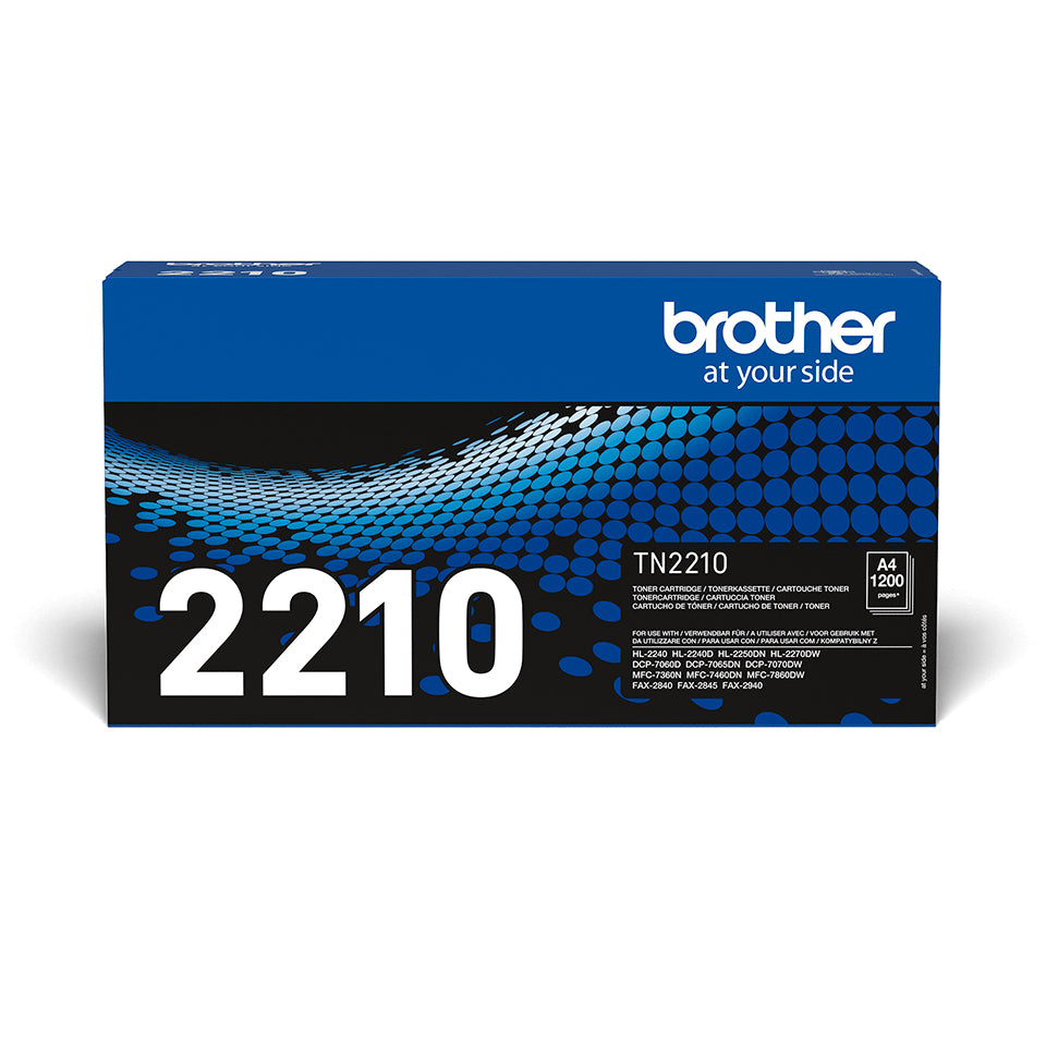 Brother TN-2210 Toner-kit, 1.2K pages ISO/IEC 19752 for Brother Fax 2840/HL-2240  - Printers & Scanners - Brother