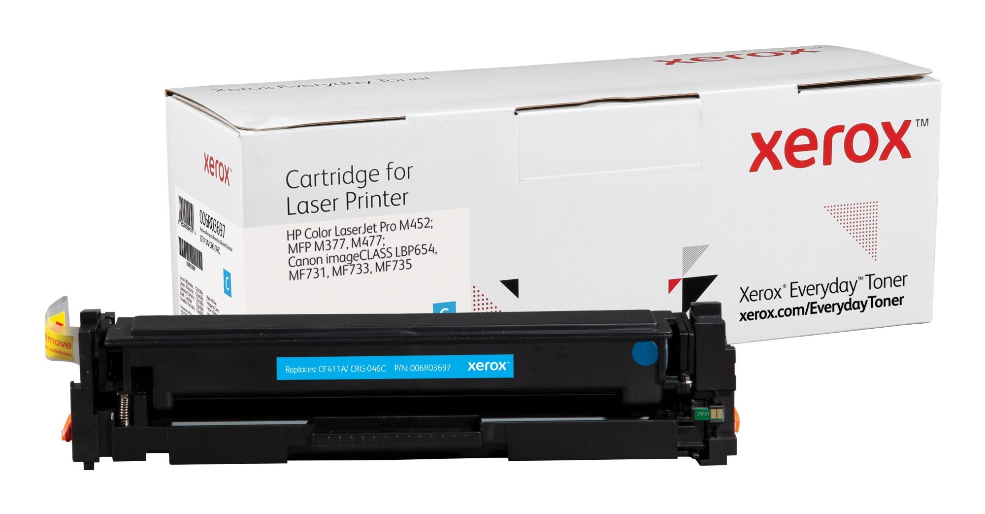Xerox 006R03697 Toner cartridge cyan, 2.3K pages (replaces Canon 046 HP 410A/CF411A) for Canon LBP-653/HP Pro M 452