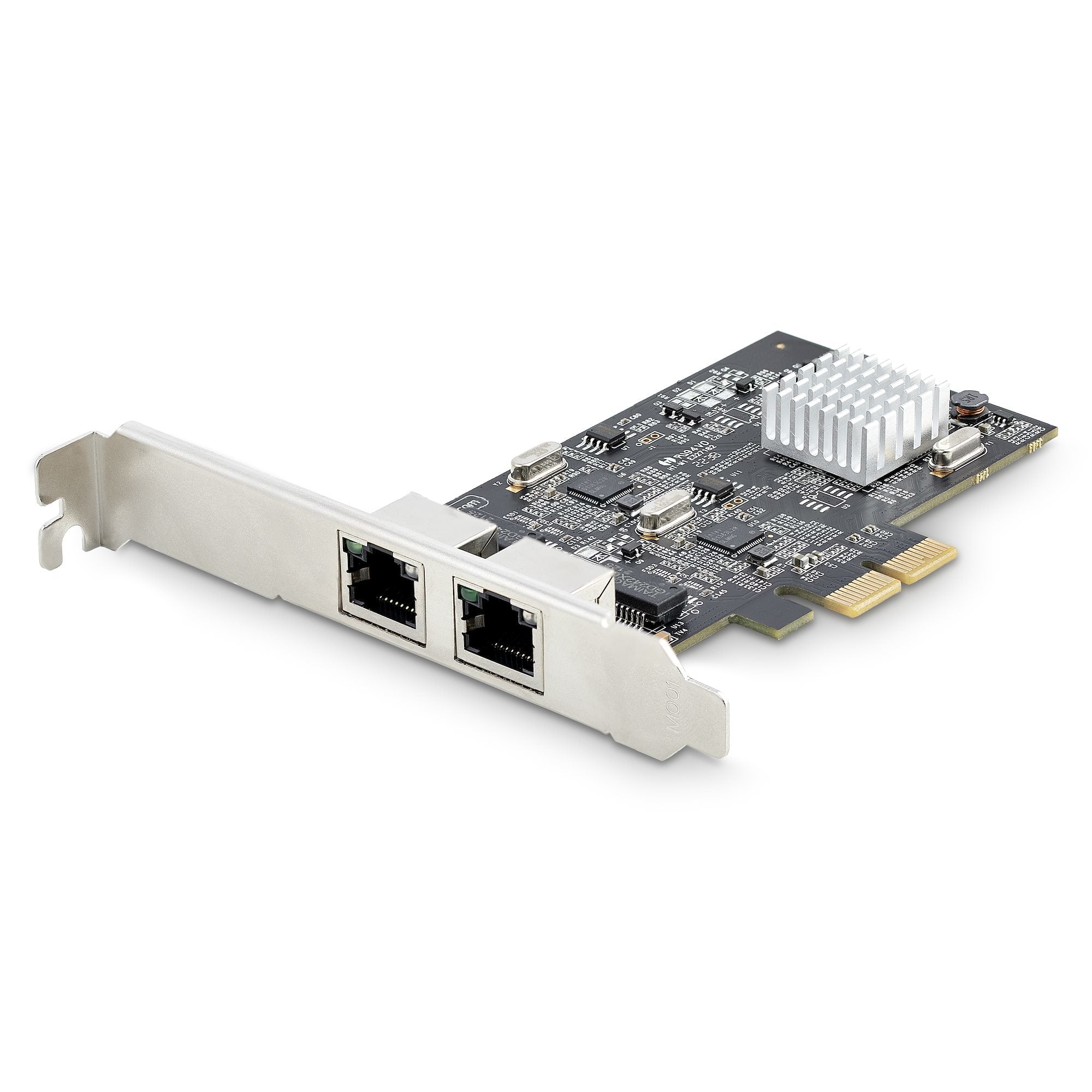 StarTech.com 2-Port 2.5Gbps NBASE-T PCIe Network Card, Intel I225-V, Dual-Port Computer Network Card, Multi-Gigabit NIC, PCI Express Server LAN Card, Desktop Ethernet Interface  - Computer Components - StarTech.com