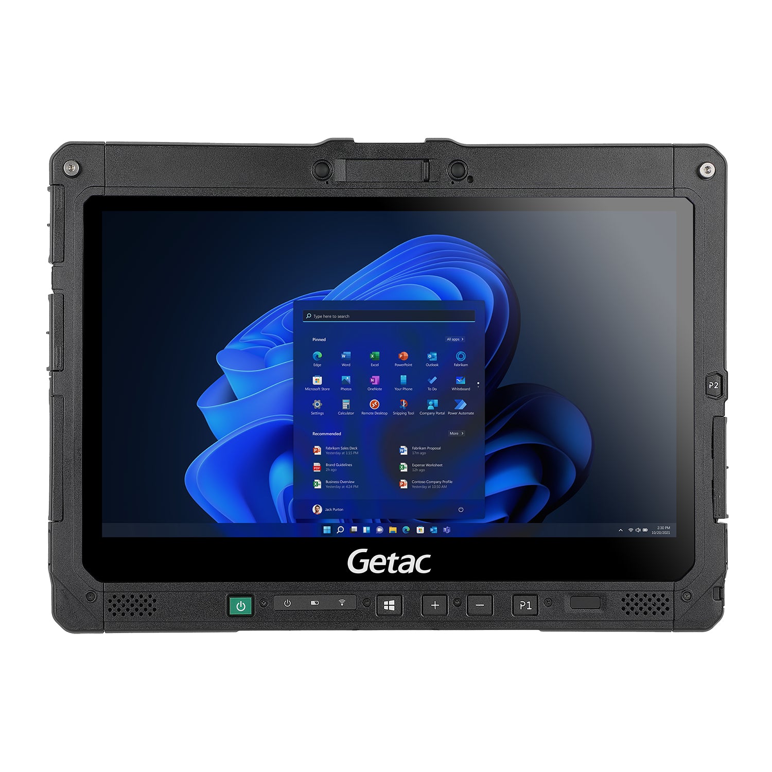 Getac K120 G2 256 GB 31.8 cm (12.5") Intel® Core™ i5 16 GB Wi-Fi 6 (802.11ax) Windows 10 Pro Black