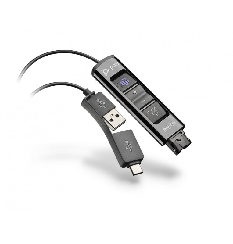 POLY DA85-M USB to QD Black Adapter TAA  - AV & Photo - Poly