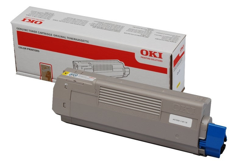 OKI 44315305 Toner-kit yellow, 6K pages ISO/IEC 19798 for OKI C 610  - Printers & Scanners - OKI