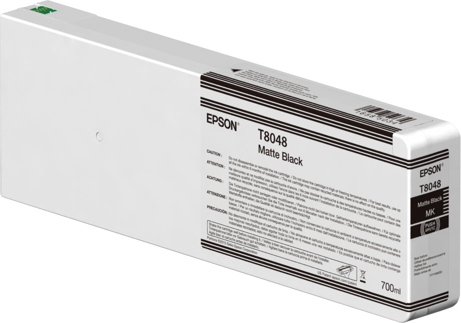 Epson C13T804800/T8048 Ink cartridge black matt 700ml for Epson SC-P 6000/7000/7000 V
