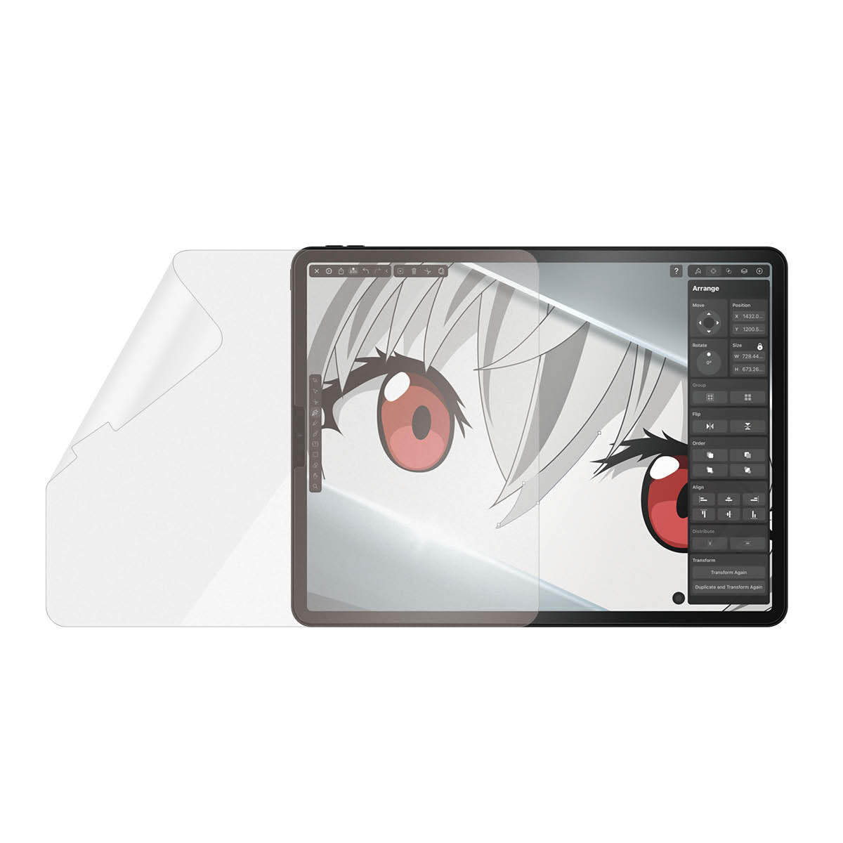 PanzerGlass ® GraphicPaper® Apple iPad Pro 12.9 - Paper Feel | Screen Protector Glass