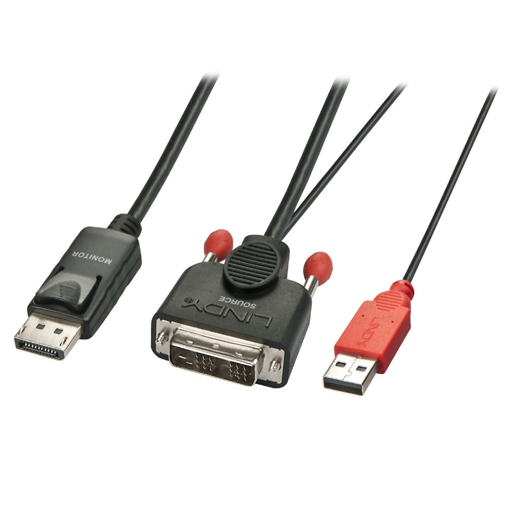 3m DVI-D (with USB) to DP Active Adapter Cable