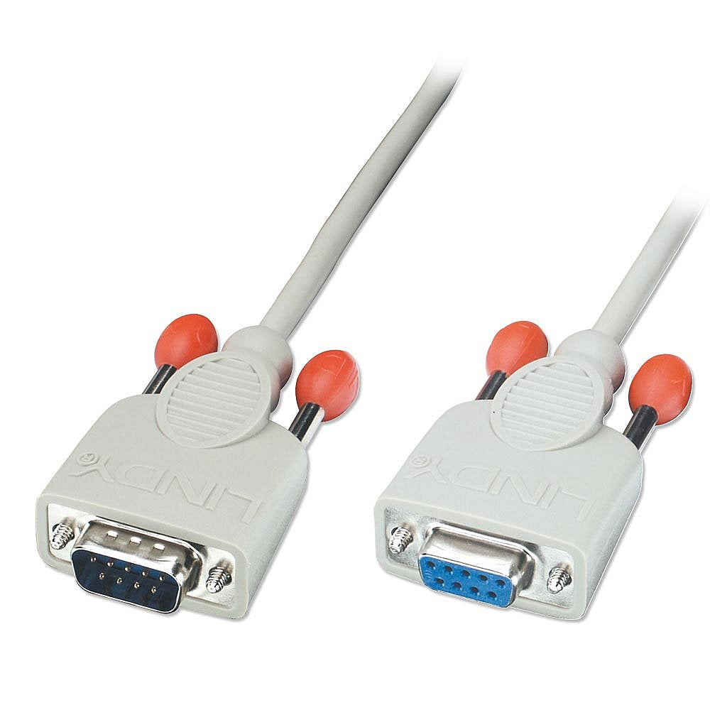RS232 Cable 9P-SubD M/F 10m