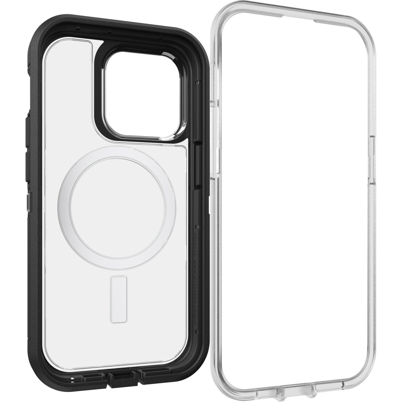 OtterBox Defender XT Case for iPhone 14 Pro with MagSafe, Shockproof, Drop proof, Ultra-Rugged, Protective Case, 5x Tested to Military Standard, Black Crystal