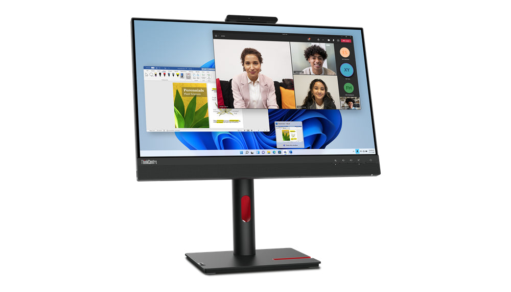 Lenovo ThinkCentre Tiny-In-One 24 LED display 60.5 cm (23.8") 1920 x 1080 pixels Full HD Black  - Monitors & Accessories - Lenovo